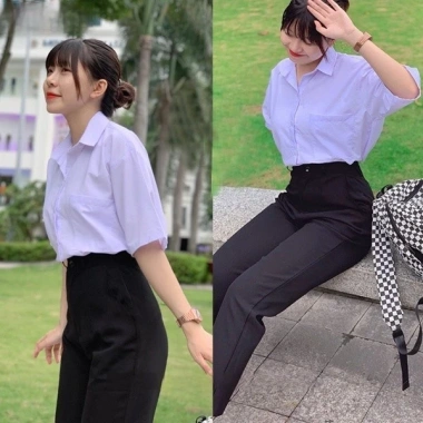 Quần culottes nữ ống suông vải gold mượt tôn dáng - Quần tây công sở H Store 4 Quần culottes nữ ống suông vải gold mượt tôn dáng - Quần tây công sở H Store 4