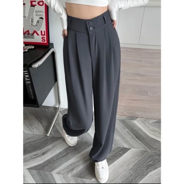 Quần Culottes ống suông cạp cao dài 100cm, cạp bản to 7cm, 2 khuy – Siêu đẹp MA8.888 chỉ 75.000₫ 9 Quần Culottes ống suông cạp cao dài 100cm, cạp bản to 7cm, 2 khuy – Siêu đẹp MA8.888 chỉ 75.000₫ 9