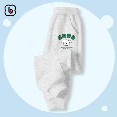 Quần dài BabyloveGO bé trai & bé gái, nỉ hai da dày ấm, dáng thể thao, giá 119k