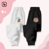 Quần dài BabyloveGO cho bé trai và bé gái mùa thu đông, chất nỉ da cá, thể thao, in hình Capybara dễ thương - Giá ưu đãi 149.000₫ 7