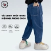 Quần dài bé BabyloveGO jeans bò jogger chun gấu phong cách Hàn Quốc - 179k 6