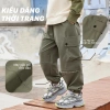 Quần dài bé BabyloveGO vải gió trám cao cấp, chống nước, chống gió, thời trang - 199.000₫ 3