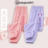 Quần dài bé gái BabyloveGO BST Disney 2.026 jogger thun co giãn thoải mái 109.000đ 2