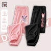 Quần dài bé gái BabyloveGO Disney Jogger thun co giãn ấm áp thu đông 109k 2