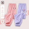 Quần dài bé gái BabyloveGO Disney Jogger thun co giãn ấm áp thu đông 109k 4