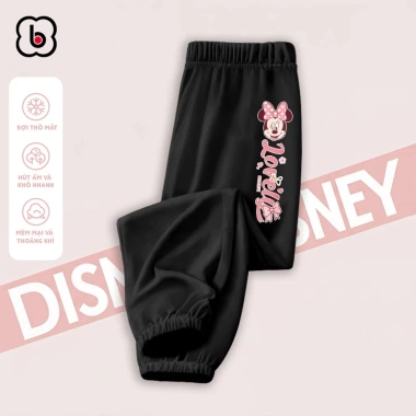 Quần dài bé gái BabyloveGO Disney Jogger thun co giãn ấm áp thu đông 109k 10 Quần dài bé gái BabyloveGO Disney Jogger thun co giãn ấm áp thu đông 109k 10