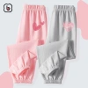 Quần dài bé gái BabyloveGO jogger cạp chun bo gấu, thu đông, giảm còn 109k