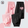 Quần dài bé gái BabyloveGO jogger cạp chun bo gấu, thu đông, giảm còn 109k 2