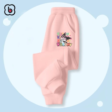 Quần dài bé gái BabyloveGO nỉ hai da dày ấm, dáng rộng phong cách Hàn Quốc - giá chỉ 119.000 VND