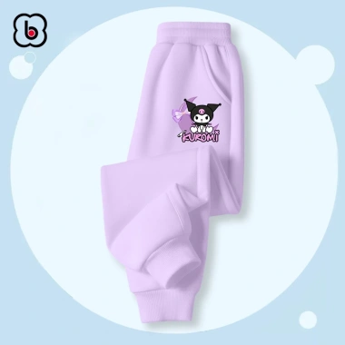 Quần dài bé gái BabyloveGO nỉ hai da dày ấm, dáng rộng phong cách Hàn Quốc - giá chỉ 119.000 VND