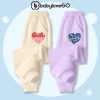 Quần dài bé gái BabyloveGO nỉ thu đông 2 lớp dày ấm cho bé 1-10 tuổi Giá 119k 5