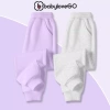 Quần dài bé gái BabyloveGO Nỉ thu đông cạp chun bo gấu Hàn Quốc QN005 - 99.000