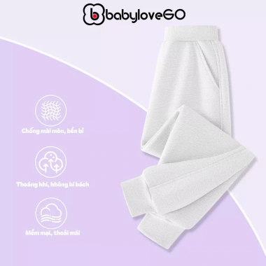 Quần dài bé gái BabyloveGO Nỉ thu đông cạp chun bo gấu Hàn Quốc QN005 - 99.000 3 Quần dài bé gái BabyloveGO Nỉ thu đông cạp chun bo gấu Hàn Quốc QN005 - 99.000 3