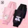 Quần dài bé gái BabyloveGO nỉ thu đông cạp chun bo gấu phong cách Hàn Quốc 159k 3