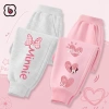 Quần dài bé gái BabyloveGO nỉ thu đông cạp chun bo gấu phong cách Hàn Quốc 159k 10