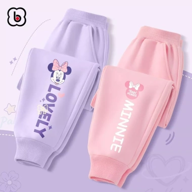 Quần dài bé gái BabyloveGO nỉ thu đông thể thao năng động phong cách Hàn Quốc 1-10 tuổi – 159k