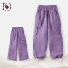 Quần dài bé gái BabyloveGO QG03 Vải gió trám, chống nước, thời trang, chỉ 199.000đ