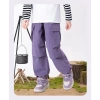Quần dài bé gái BabyloveGO QG03 Vải gió trám, chống nước, thời trang, chỉ 199.000đ 3
