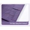 Quần dài bé gái BabyloveGO QG03 Vải gió trám, chống nước, thời trang, chỉ 199.000đ 6