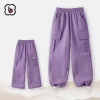 Quần dài bé gái BabyloveGO QG03 Vải gió trám, chống nước, thời trang, chỉ 199.000đ 9