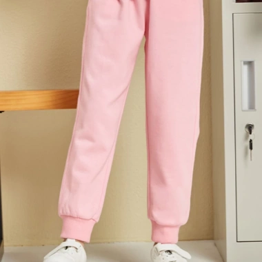 Quần dài bé gái BabyloveGO QN005 nỉ hai da dày ấm, dáng thể thao, chỉ 99k 3