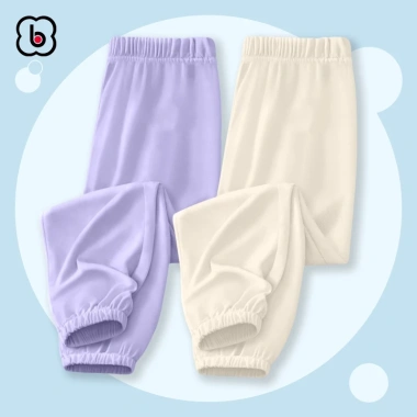Quần dài bé gái Jogger BabyloveGO QTD01 - Thun cotton mềm mịn, thấm mồ hôi, thu đông 109k 3 Quần dài bé gái Jogger BabyloveGO QTD01 - Thun cotton mềm mịn, thấm mồ hôi, thu đông 109k 3