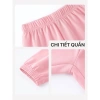 Quần dài bé gái Jogger BabyloveGO QTD01 - Thun cotton mềm mịn, thấm mồ hôi, thu đông 109k 6