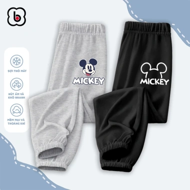 Quần dài bé trai BabyloveGO Disney jogger thun co giãn thu đông, giá 109.000 VND