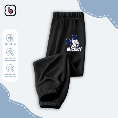 Quần dài bé trai BabyloveGO Disney jogger thun co giãn thu đông, giá 109.000 VND