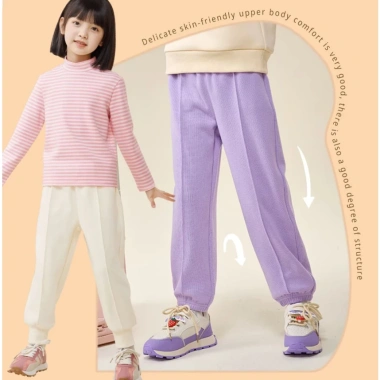 Quần dài bé trai và bé gái BabyloveGO jogger nỉ dày mịn, thể thao giá 126.200₫ 3 Quần dài bé trai và bé gái BabyloveGO jogger nỉ dày mịn, thể thao giá 126.200₫ 3