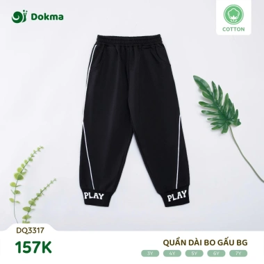 Quần dài bo gấu Dokma bé 2-7 tuổi, mã DQ2.358/DQ3.267/DQ3.317/DQ3.337, giảm còn 115k 7