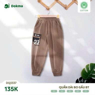 Quần dài bo gấu Dokma bé 2-7 tuổi, mã DQ2.358/DQ3.267/DQ3.317/DQ3.337, giảm còn 115k 9