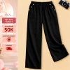 Quần Dài Dáng Suông Trung Niên ANA Mode Linen Thanh Lịch Đi Chơi Quà Tặng Mẹ Giá 390.000