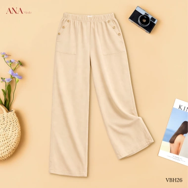 Quần Dài Dáng Suông Trung Niên ANA Mode Linen Thanh Lịch Đi Chơi Quà Tặng Mẹ Giá 390.000
