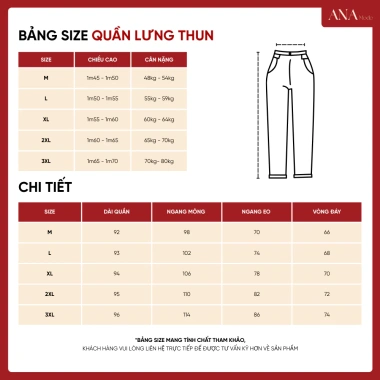 Quần Dài Dáng Suông Trung Niên ANA Mode Linen Thanh Lịch Đi Chơi Quà Tặng Mẹ Giá 390.000