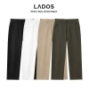 Quần dài kaki nam form suông LADOS 4.196 vải dày dặn màu trơn, basic dễ phối công sở và dạo phố giảm giá 20%