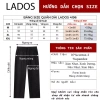 Quần dài kaki nam form suông LADOS 4.196 vải dày dặn màu trơn, basic dễ phối công sở và dạo phố giảm giá 20% 9