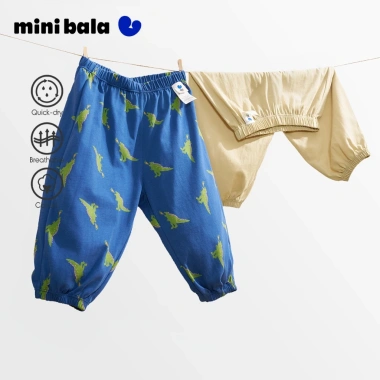 Quần dài Minibala unisex trẻ em mùa hè nhanh khô thấm hút mồ hôi rời trẻ sơ sinh giảm giá 295.920₫