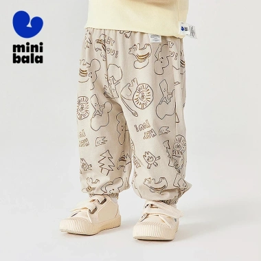 Quần dài Minibala unisex trẻ em mùa hè nhanh khô thấm hút mồ hôi rời trẻ sơ sinh giảm giá 295.920₫