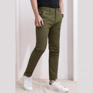 Quần dài nam ống côn kaki dày dặn slimfit trắng đen Giá chỉ 174.000đ GUSSET