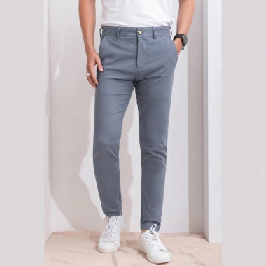 Quần dài nam ống côn kaki dày dặn slimfit trắng đen Giá chỉ 174.000đ GUSSET
