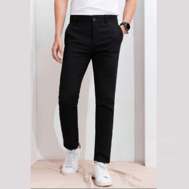 Quần dài nam ống côn kaki dày dặn slimfit trắng đen Giá chỉ 174.000đ GUSSET