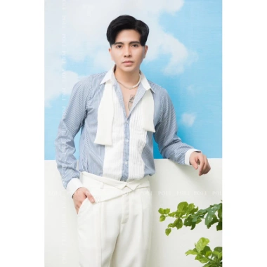 Quần dài nam POLI MAN màu trắng, thoáng mát, thời trang, giá ưu đãi 375.000₫
