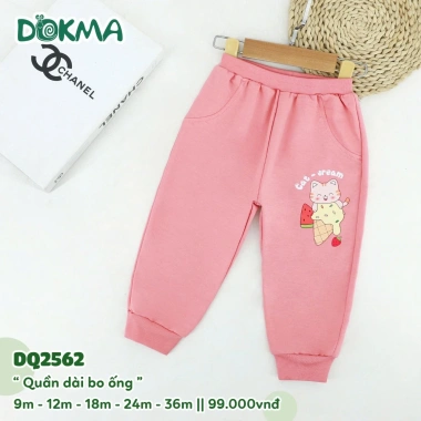 Quần Dài Nỉ Mỏng & Da Cá Mềm Mại Bé Trai Dokma DQ2.496/DQ2.562 - Giá 99.000