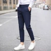 Quần Dài Tây Âu Nam Form Ôm Boby, Vải Cotton Co Giãn, Phù Hợp Học & Công Sở