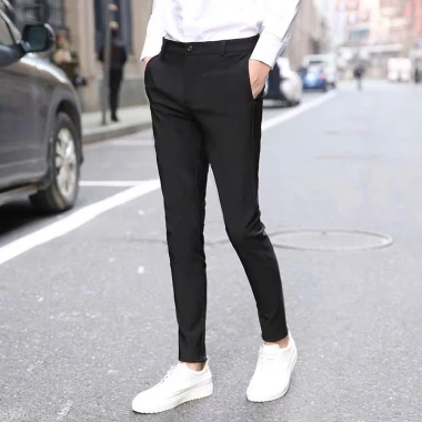 Quần Dài Tây Âu Nam Form Ôm Boby, Vải Cotton Co Giãn, Phù Hợp Học & Công Sở 4