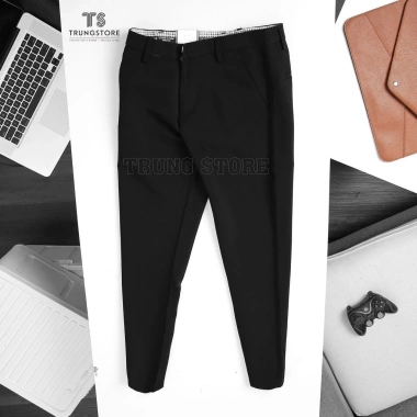 Quần Dài Tây Âu Nam Form Ôm Boby, Vải Cotton Co Giãn, Phù Hợp Học & Công Sở 9