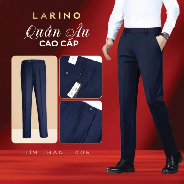 Quần Dài Tây Nam Cao Cấp LARINO Co Giãn 2 Chiều, Xuất Xịn, Chuẩn Form, Sang Trọng - 256.675₫