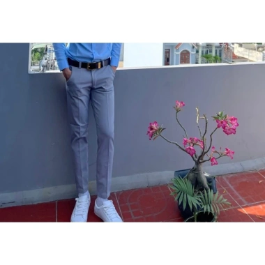 Quần dài tây nam co giãn 2 chiều ôm gọn, chất cotton không ra màu, không xù lông – Giá chỉ 141.550₫ 4