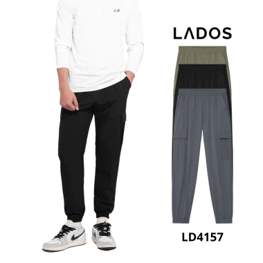 Quần dài thể thao Jogger nam LADOS-4.157 vải gió cao cấp, cạp chun thoải mái, giá 199.000 VND